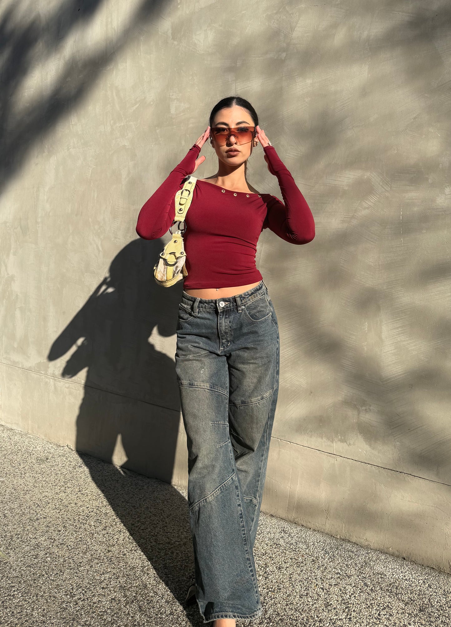 Wine Eileen Long Sleeve