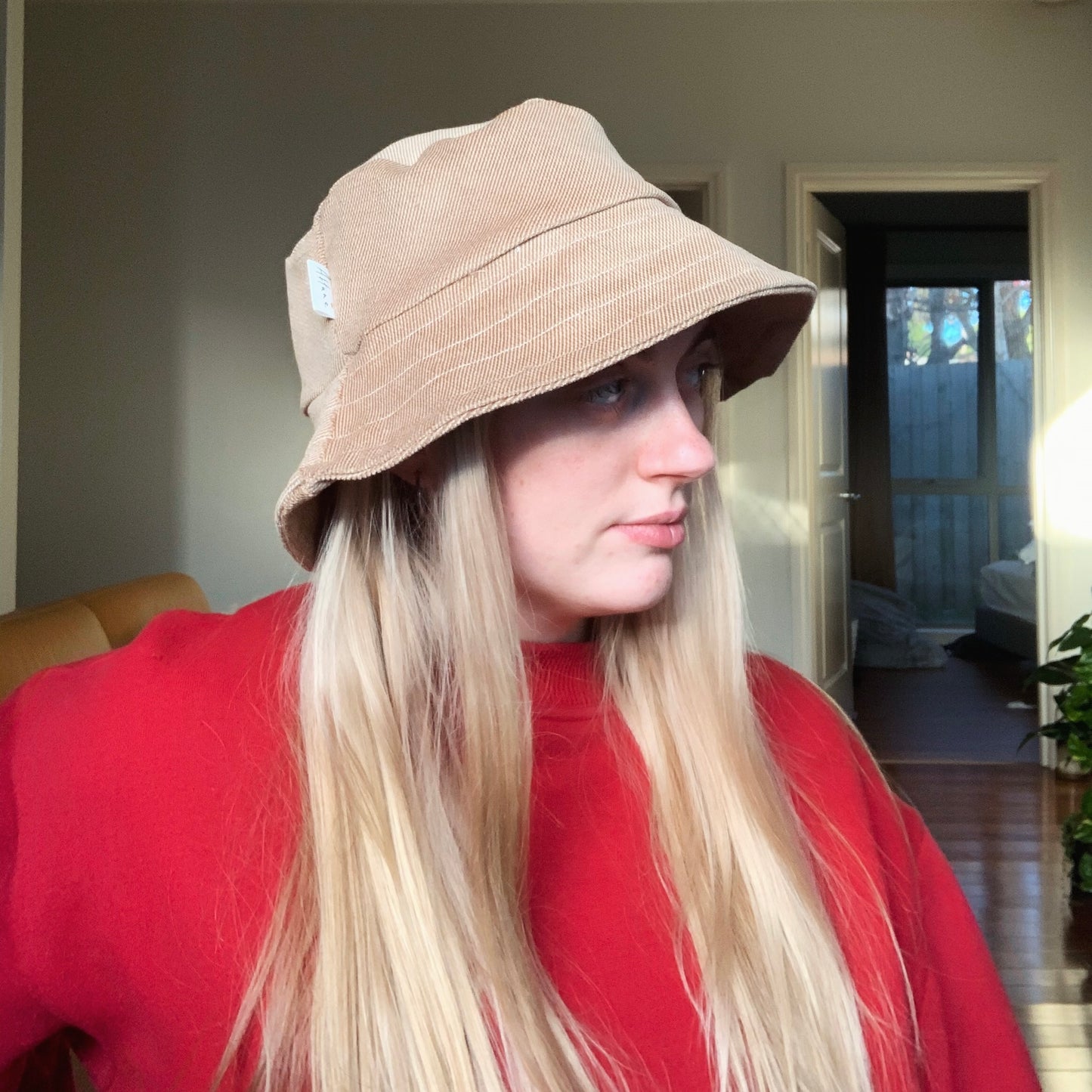 Beige Bucket Hat