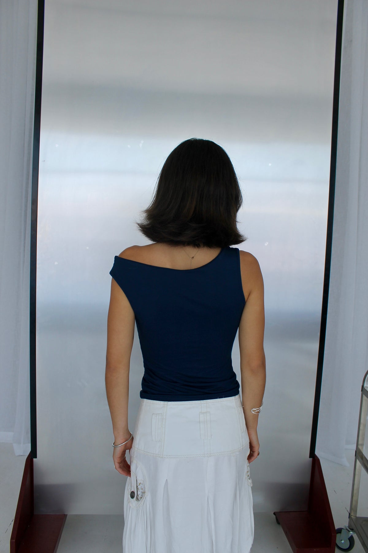 Bamboo Eileen in Navy
